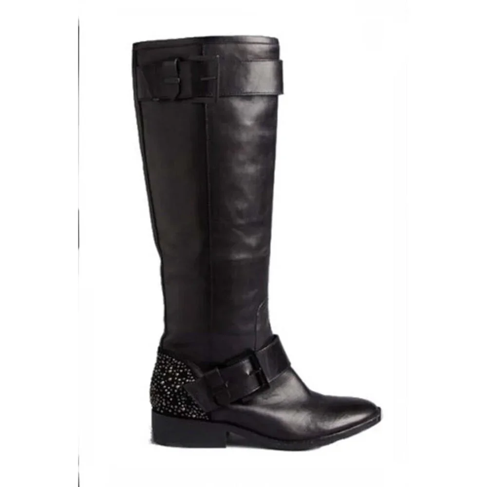 Brian Atwood Dita Tall Knee Riding Boots Size 10